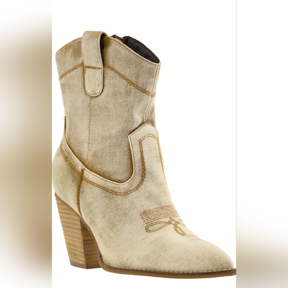 Corkys Shoes - Corkys Friends In Low Places 3.5-Inch Heel Booties Memory Foam Insoles sz 9